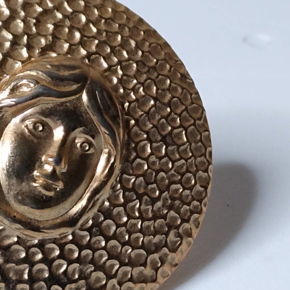 Vintage Lightweight Metal Scarf Slide - Picture 7 of 11